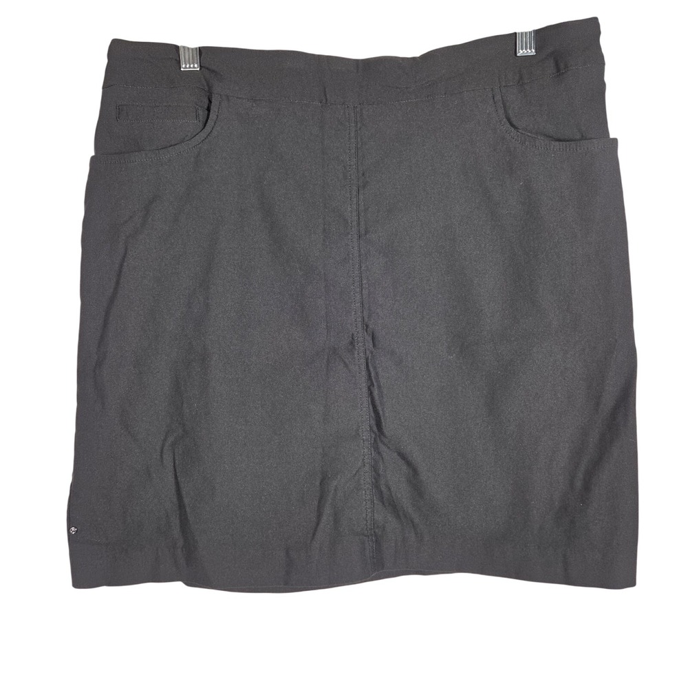 Hilary Radley Skort Womens XL Black Pull On Stretch Active Athleisure Golfcore